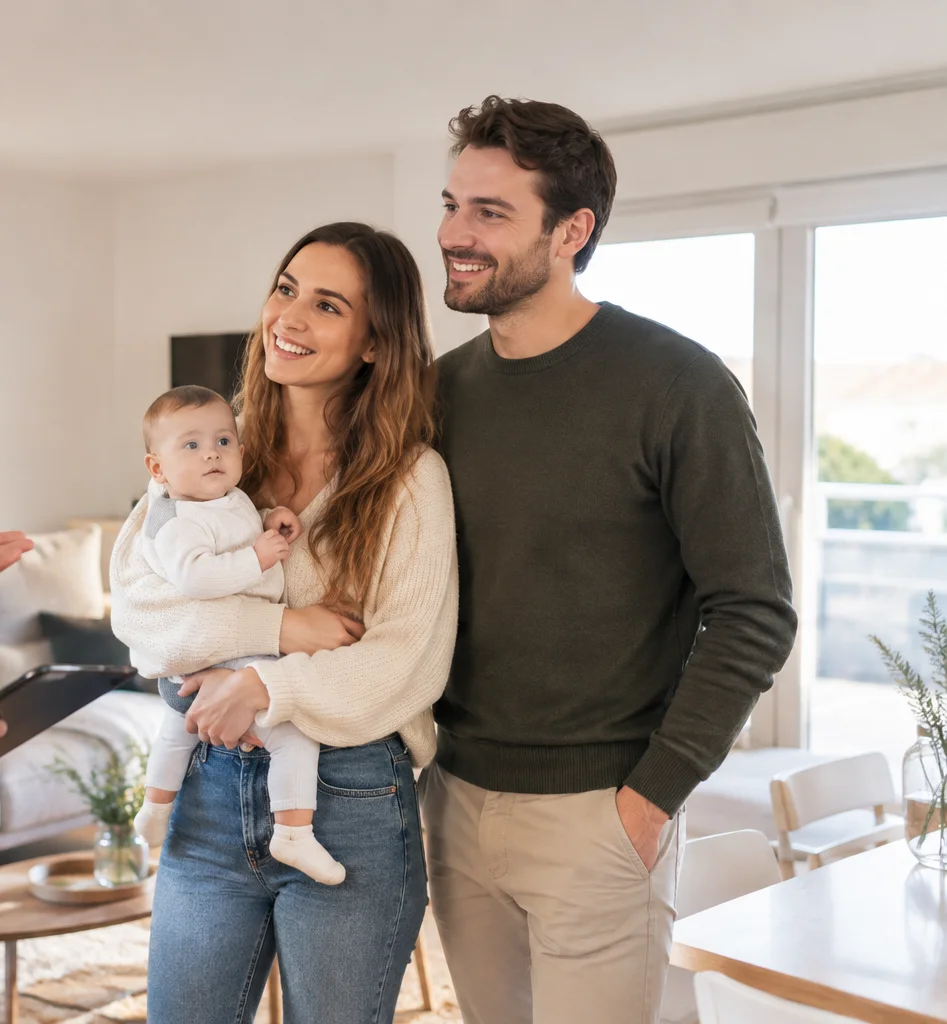 Photo famille avec enfant